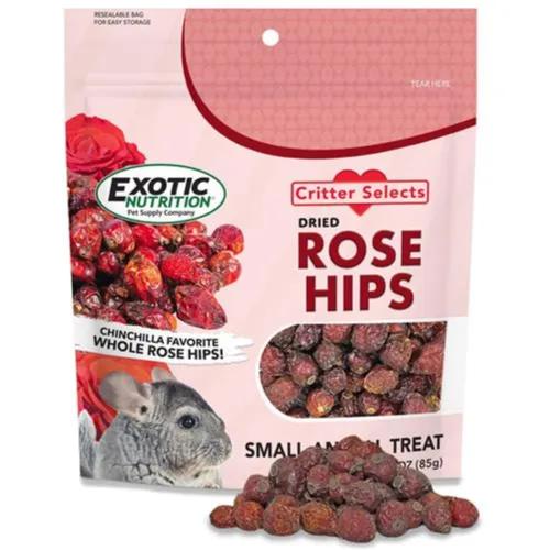 Exotic Nutrition Dried Rose Hips Small Animal Treat 85g