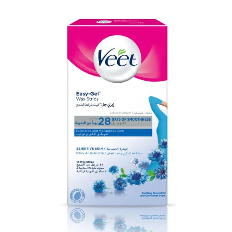 Veet Wax Strips Bikini &under Arm 16's