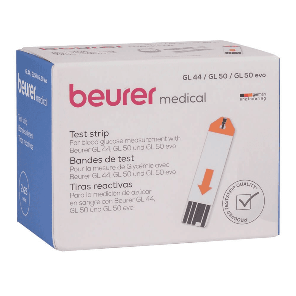 Beurer Blood Glucose Test Strips 50's