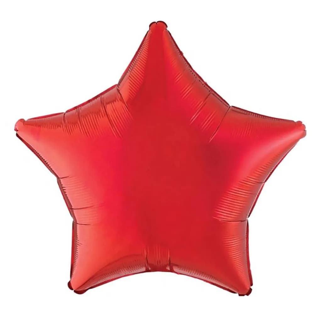 Red Star Helium Balloon