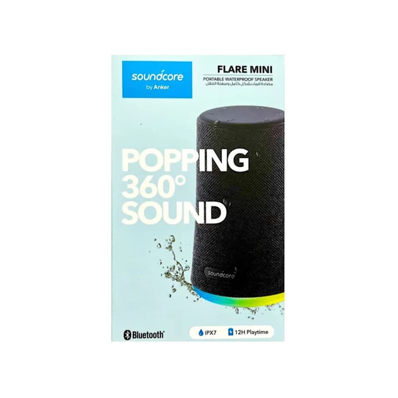 Soundcore Anker Popping 360 Sound Portable Speaker Waterproof Bluetooth Flare Mini - 8390