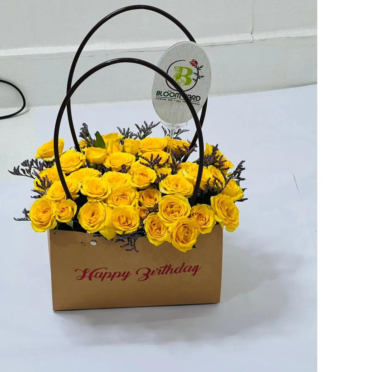 Wonderful Yellow Gift Bag