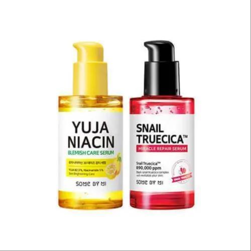 Snail Truecica Miracle Serum And Yuja Niacin Blemish Care Serum ( Scar And Blemish Care)