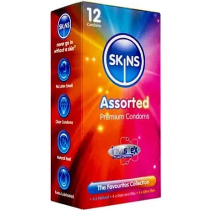 Skins Assorted 12 Condoms