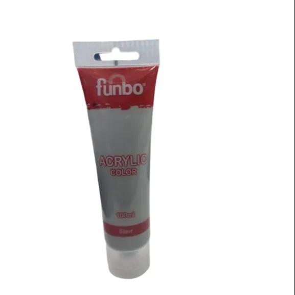 Funbo Acrylic Color Silver 100ml