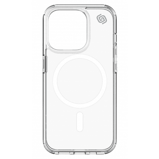 Grip2u Base Case for iPhone 15 Plus / Transparent / Drop Protection / MagSafe Compatible