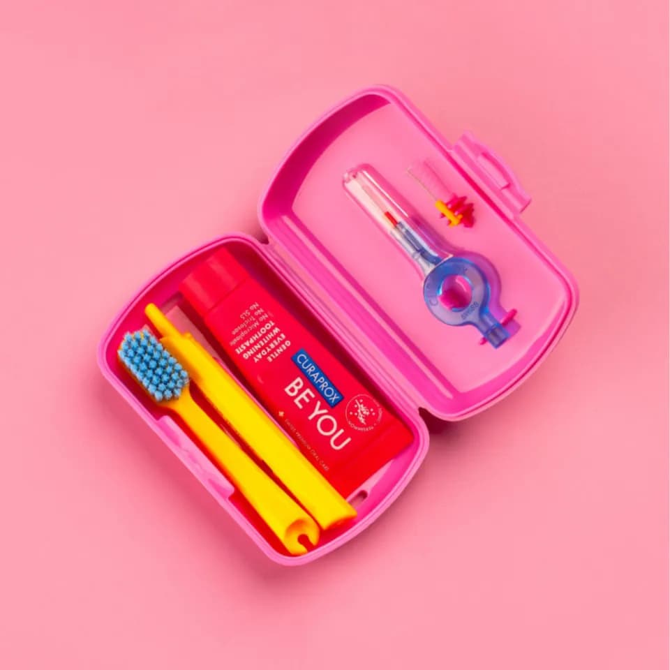 Curaprox Travel Set- Pink