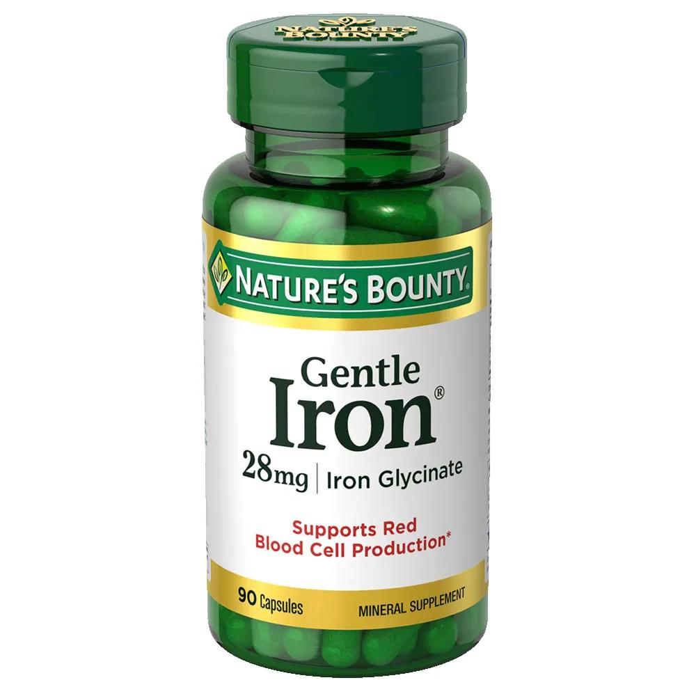 Nature's Bounty Gentle Iron 28mg Cap 90s