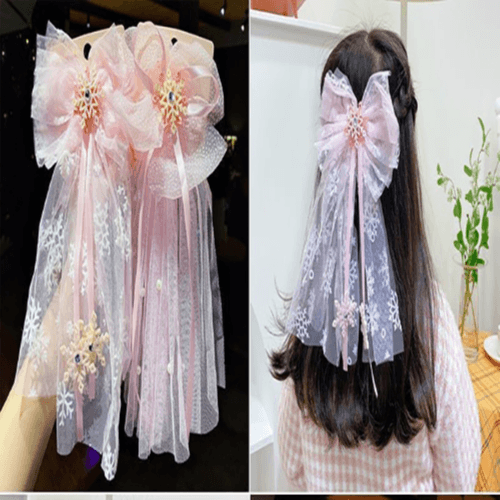 Snow Princess Crown Pink (2pcs)