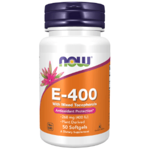 Now Vitamin E 400iu 50 Softgels