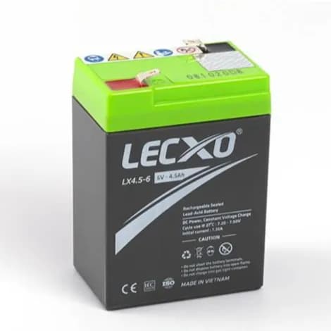 Lecxo SLA Battery 6V 4.5Ah