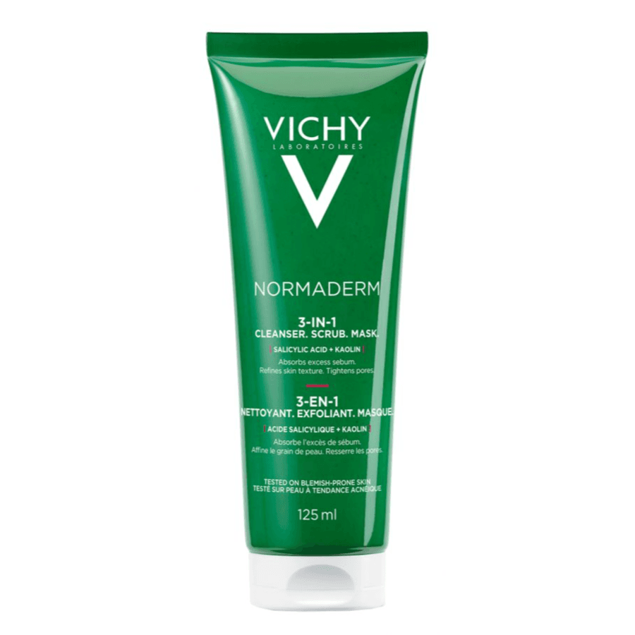 Vichy Normaderm 3 In 1 Cleanser, Scrub And Mask 125ml