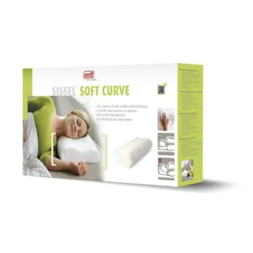 Sissel Soft Curve Orthopaedic Pillow Medium Size 63 x 32 x 10cm