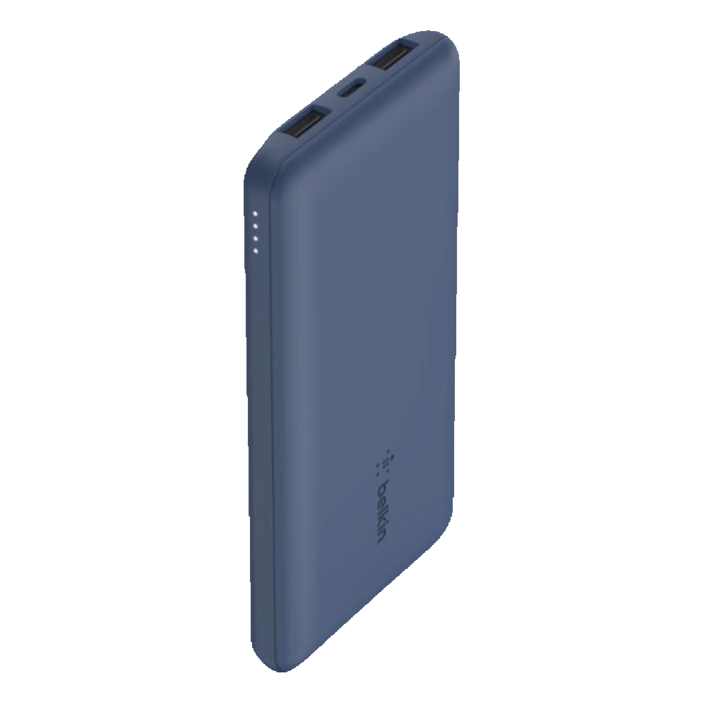 Belkin BOOST↑CHARGE™ 3-Port Power Bank 10000mAh with 15cm USB-A to USB-C Cable