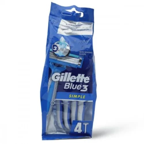 Gillette Blue3 Simple For Shaving 4 Pieces