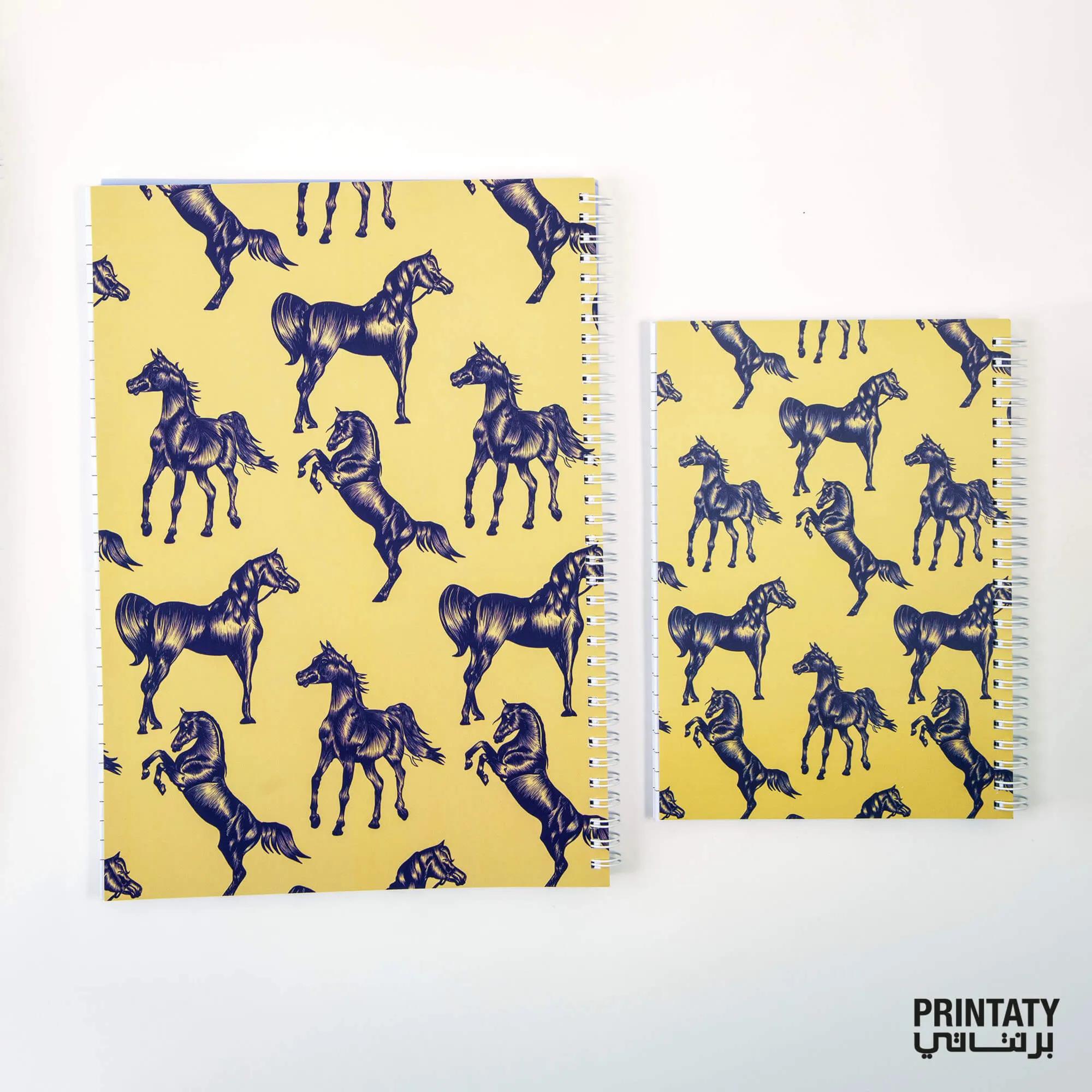 Printaty Arabian Horses Notebook A5