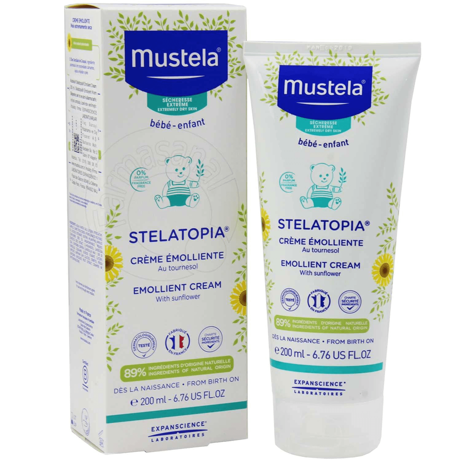 Mustela Stelatopia Emollient Cream 200ml