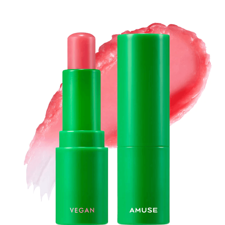 Amuse Vegan Green Lip Balm 02 Rose