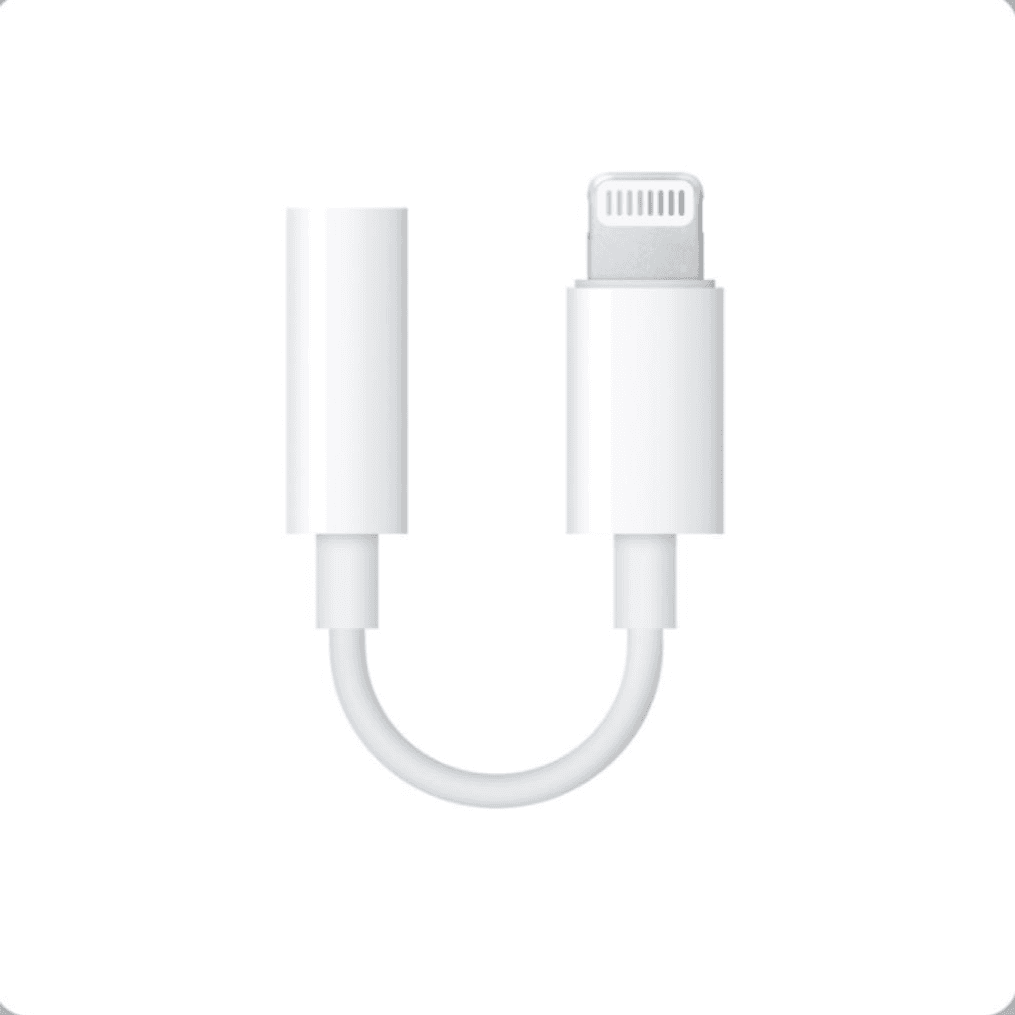 Apple Mmx62Zm/A Lightning To 3.5Mm Headphone Jack Adapter