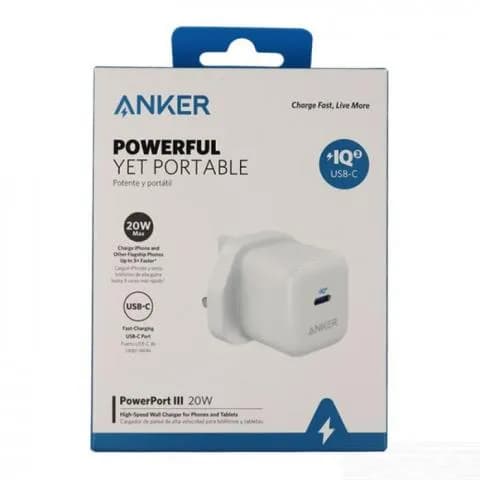 Anker Powerful Adqptor Powerport Iii 20w