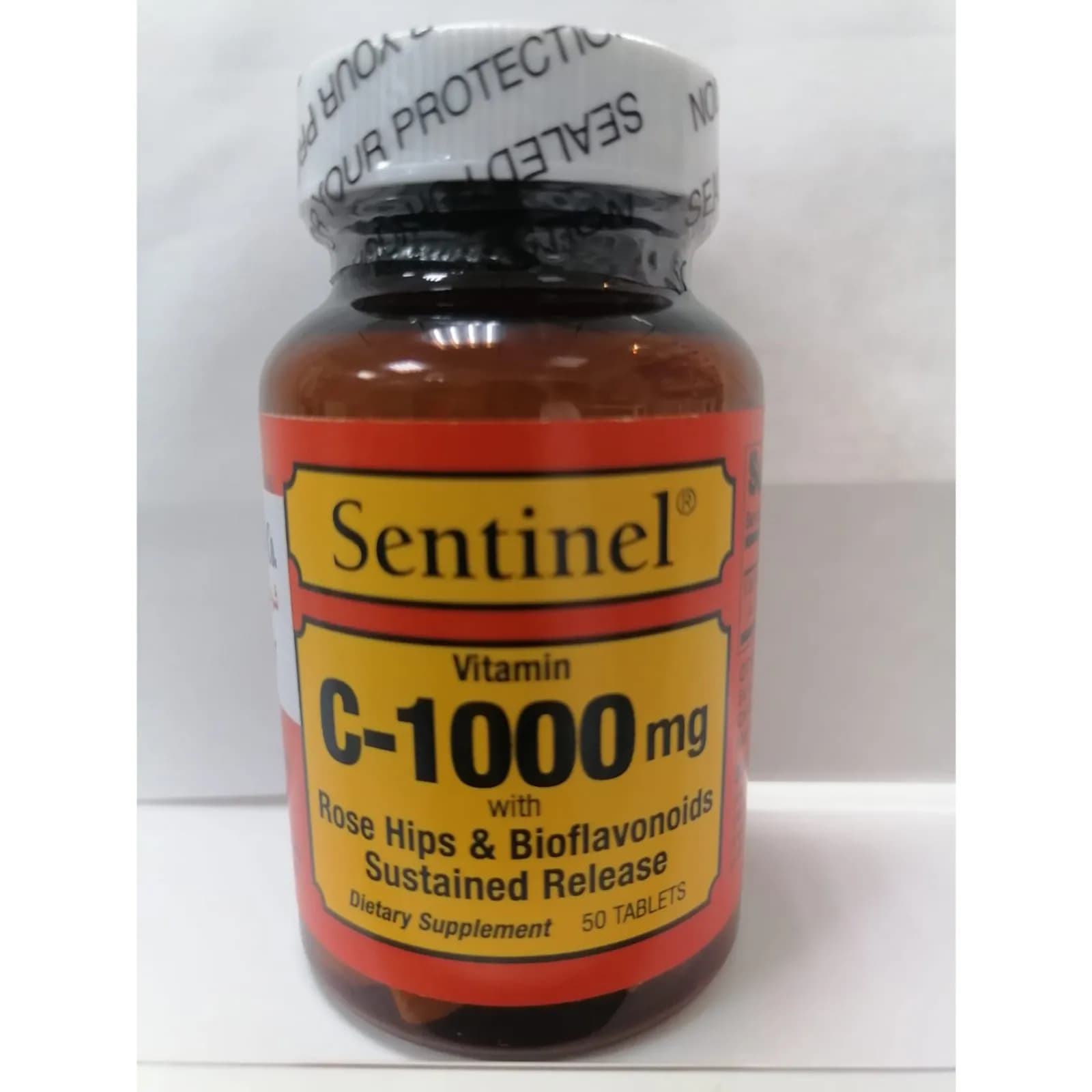 Sentinel Vitamin C 1000Mg With Rose Hips & Bioflavonoids Tablet 50'S