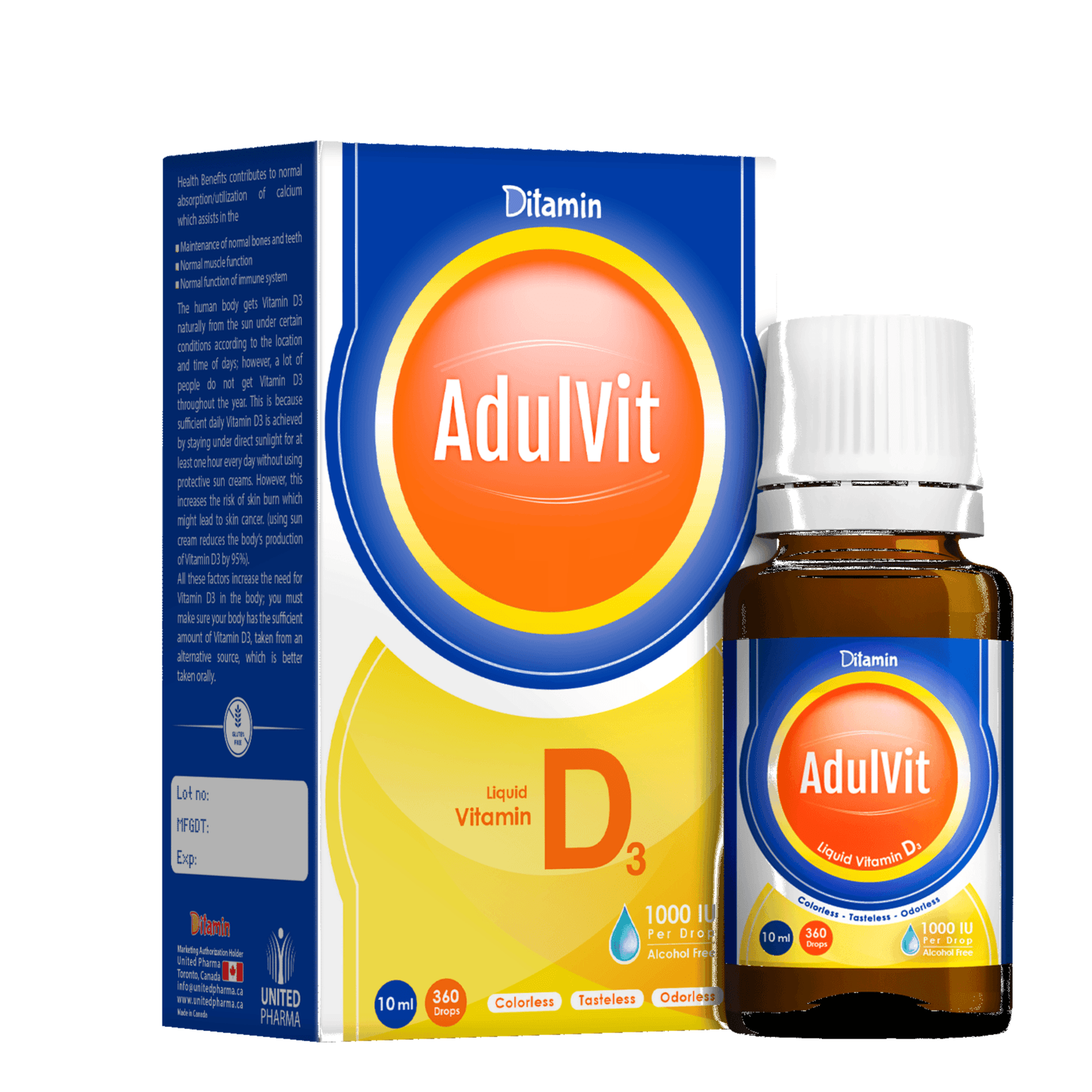 Ditamin Vitamin D3 1000Iu