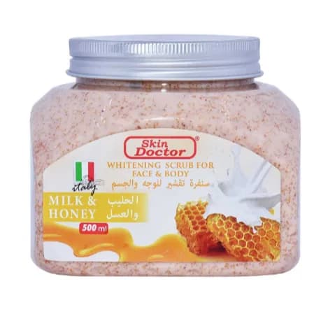 Skin Doctor Face And Body Whitening Scrub Milk And Honey