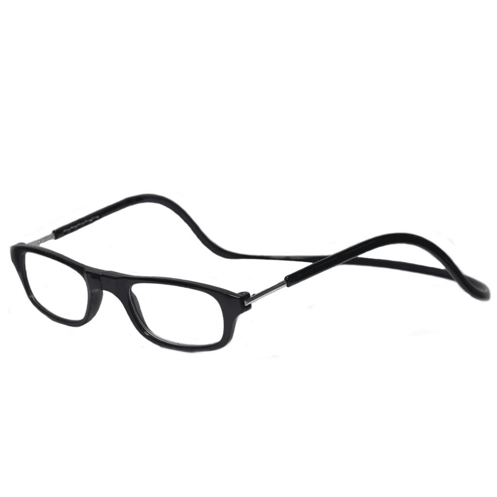 100 Eyewear Reading Glass Magnet Square Black +1.5