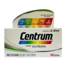 Centrum With Lutein Tab 100'S