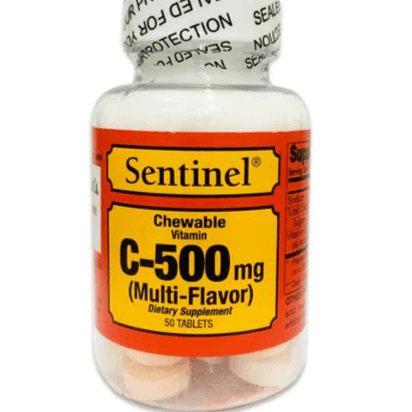 Sentinel Vitamin C 500mg Chewable Multi-flavor 50's