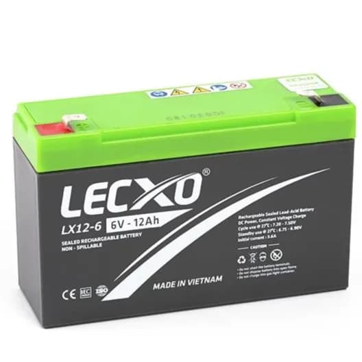 Lecxo SLA Battery 6V 12Ah