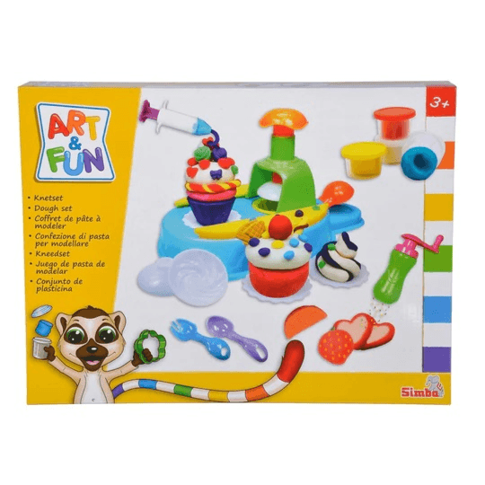 Art And Fun Plastic Dough Cupcake