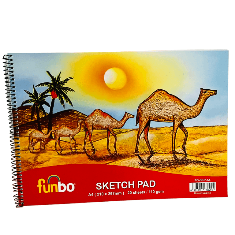 Funbo Sketch Pad Drawing Book A4 20 Sheets Dwfb10