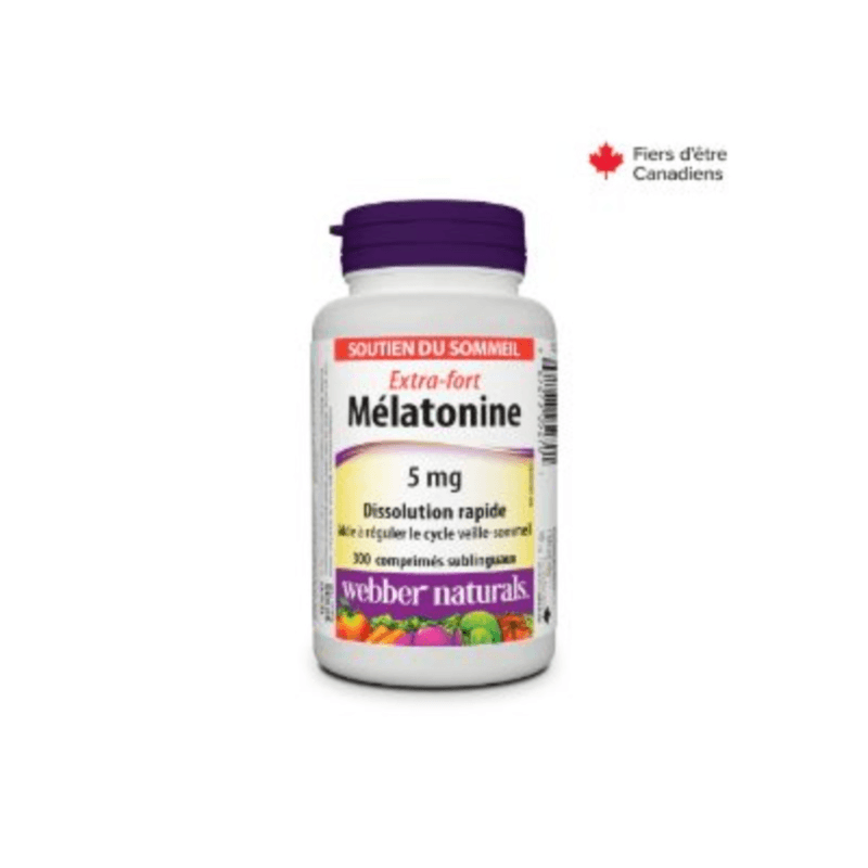 Webber Naturals Melatonin Quick Dissolve 5mg Tab 60 Pieces