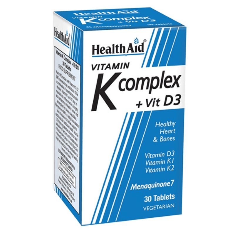 Health Aid Vitamink Complex + Vitamin D3 Tab 30's