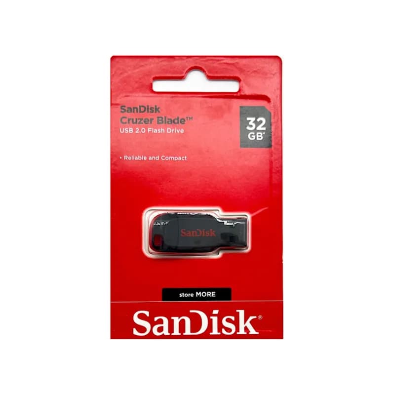 Sundisk Flash Drive Usb 2.0, 32Gb - 893