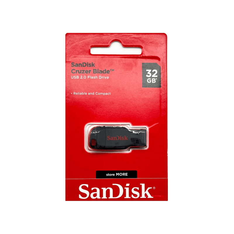 Sundisk Flash Drive Usb 2.0, 32Gb - 893