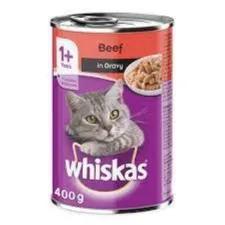 Whiskas 1+years With Beef In Gravy 400gm