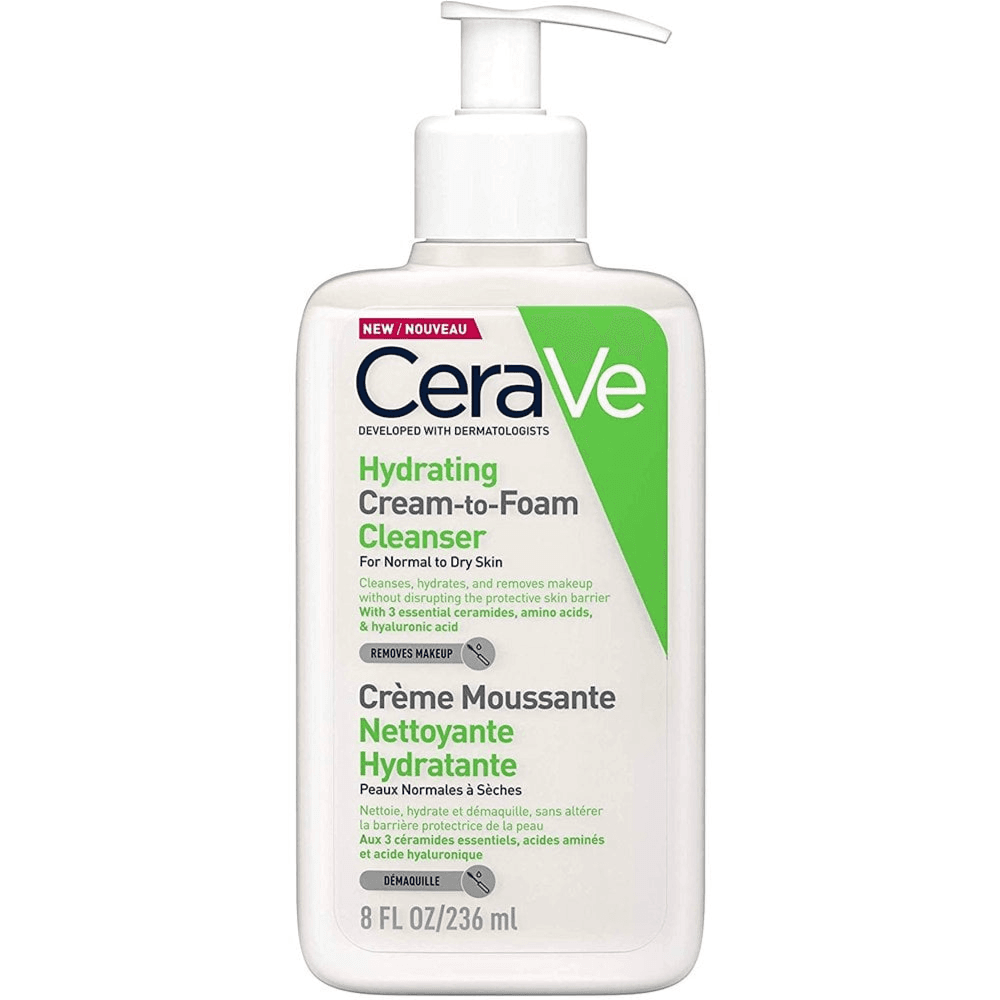 Hydrating Cream-To-Foam Cleanser For Normal To Dry Skin 236Ml