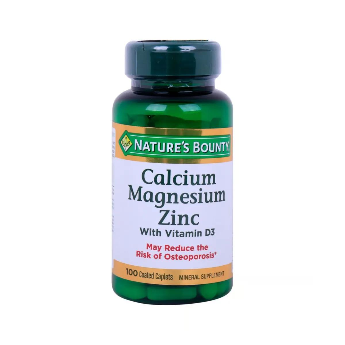 Natures Bounty Calcium Magnesium Zinc 100 Caps