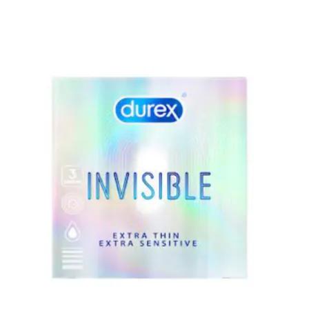 Durex Invisible Extra Thin & Extra Sensitive 3 Condoms