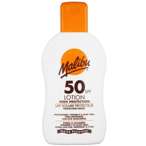 Malibu Sun Protection Lotion 50 Spf Water Resistant 200ml