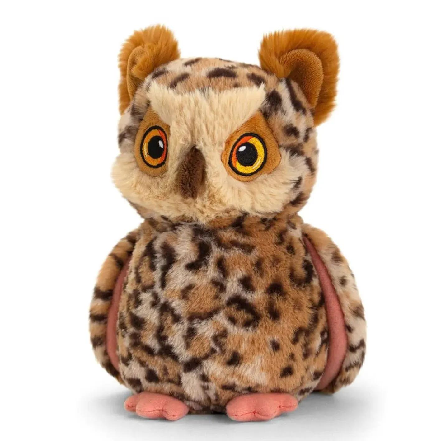 Keel Toys Keeleco Owl Plush Toy (19 Cm)