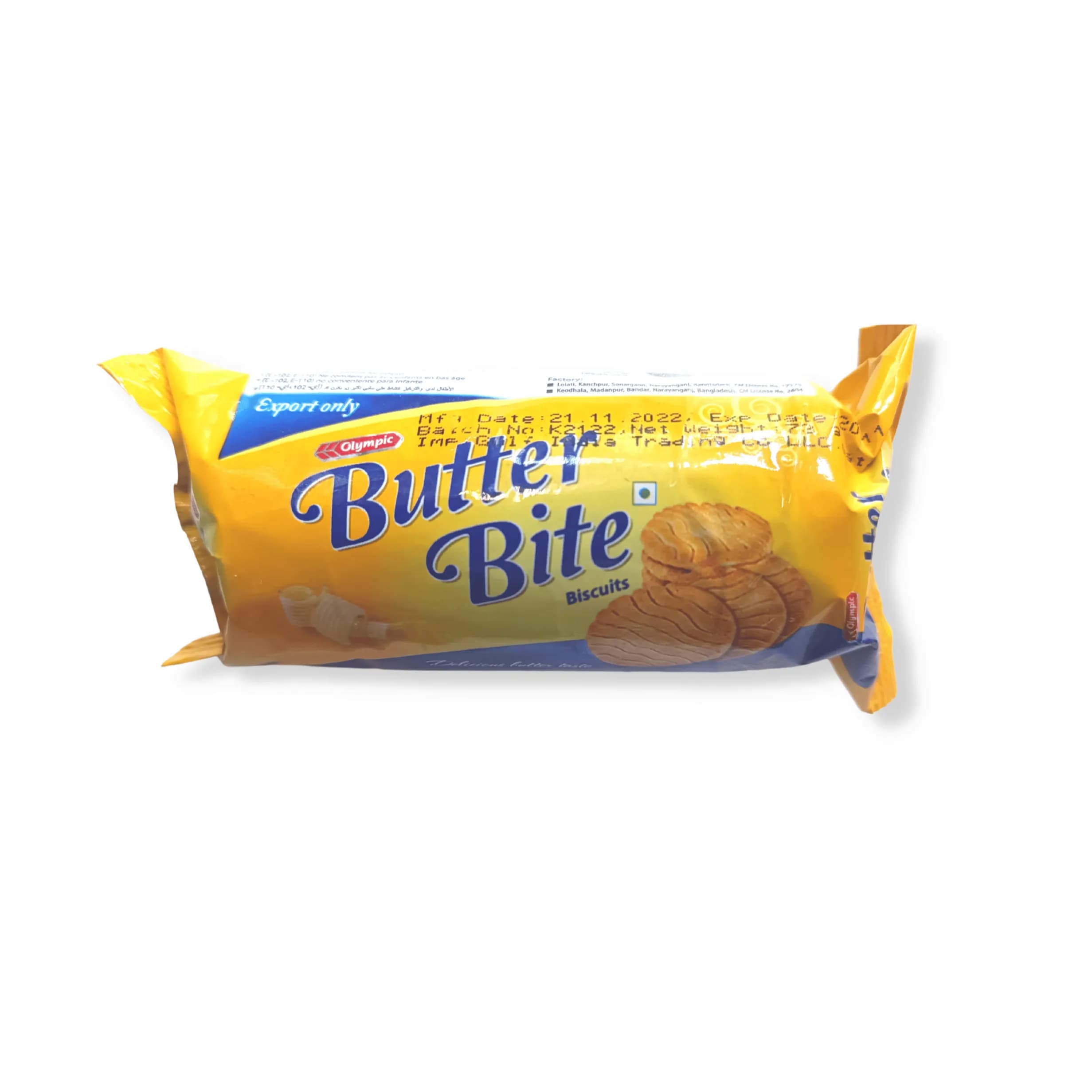 Olympic Butter Bite Biscuits 70g