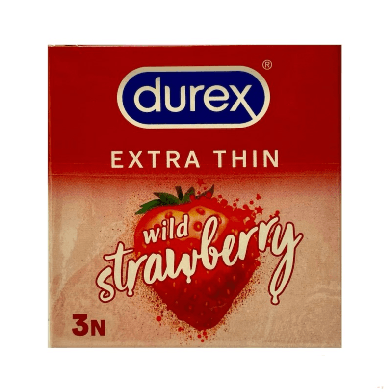 Durex Extra Thin Wild Strawberry 3n