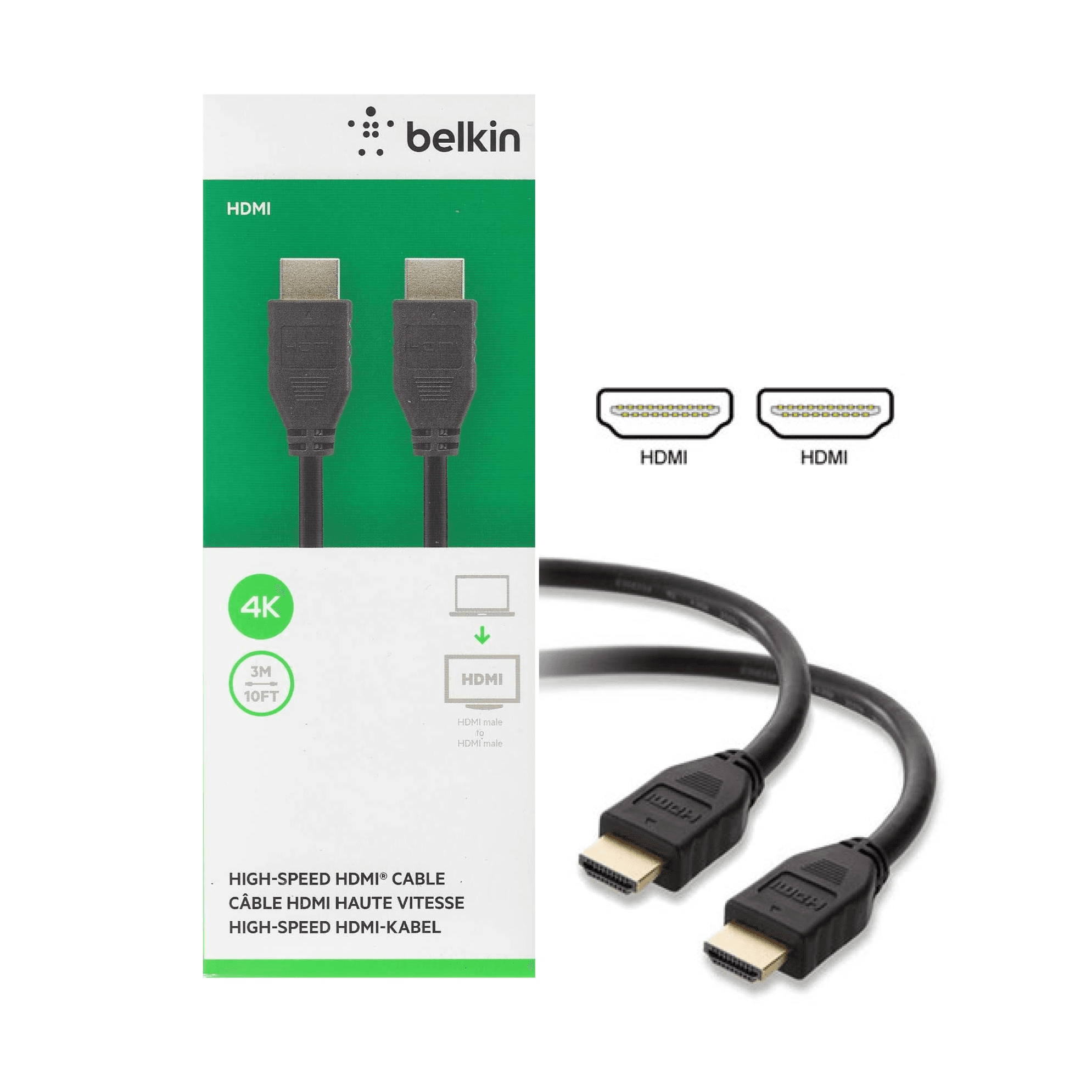 Hdmi Cable 4k 3m - High Speed - Belkin