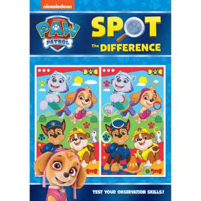 Alligator Paw Patrol Spot the Difference Book