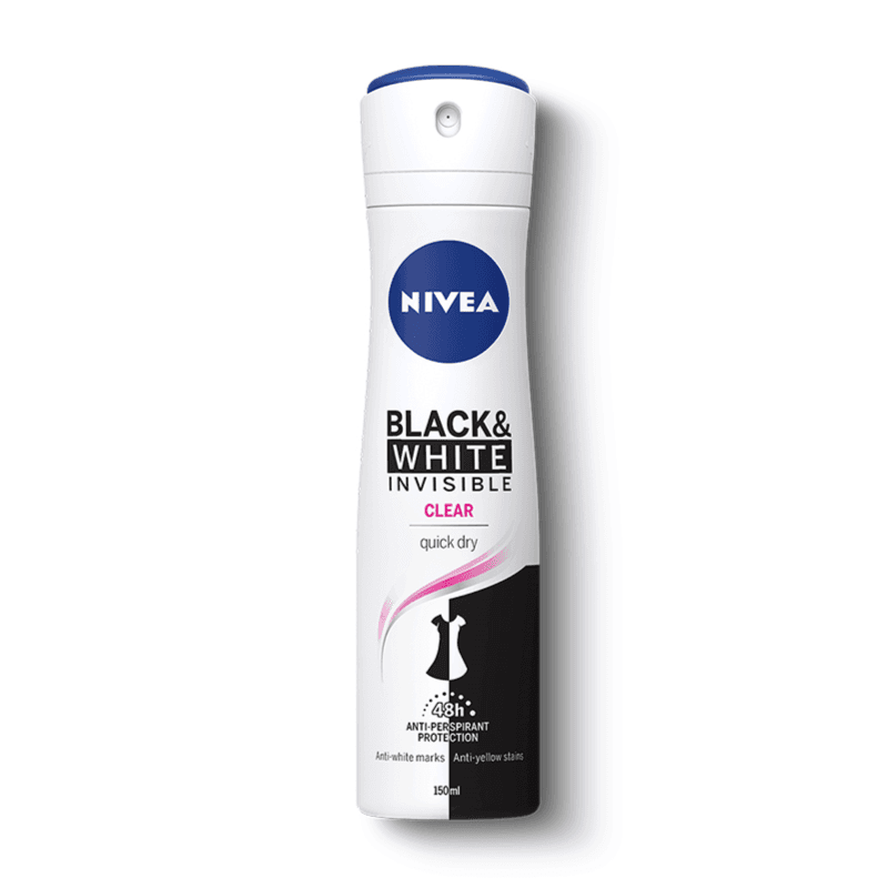 Nivea Black & White Invisible Original Spray 150Ml