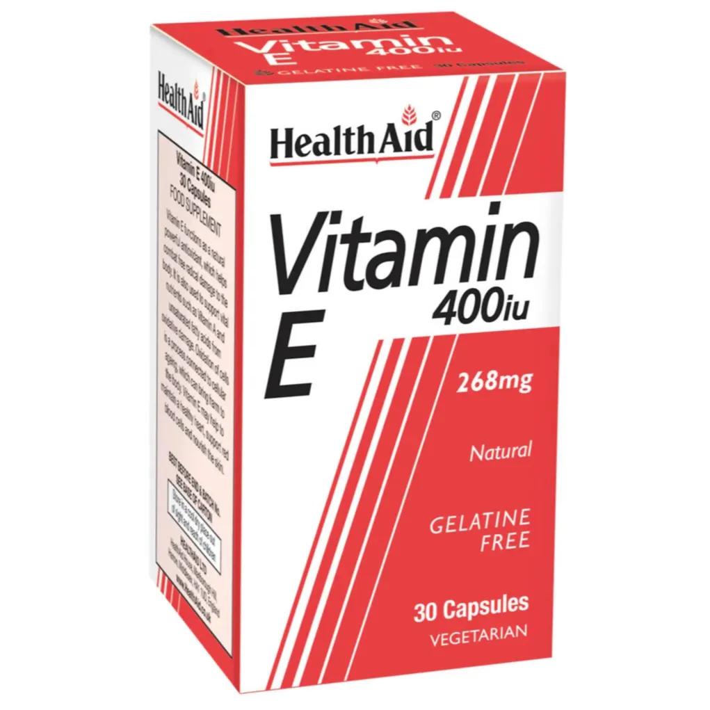 Health Aid Vitamin E 400iu Vegicaps 30's