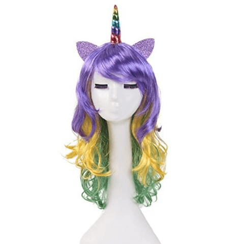 Purple Unicorn Wig